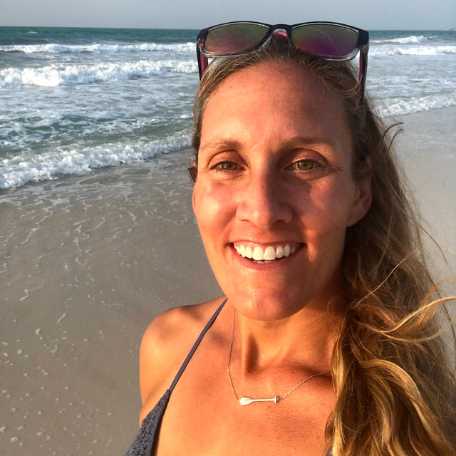 “Kirra” SUP Paddleboard Necklace – Adjustable Sterling Silver