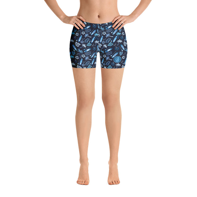 Women's SUP Board & Paddle Design Shorts – Vibrant Activewear for Paddleboard Enthusiasts