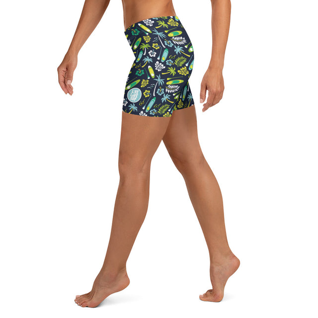 Women's SUP Board & Paddle Design Shorts – Vibrant Activewear for Paddleboard Enthusiasts()