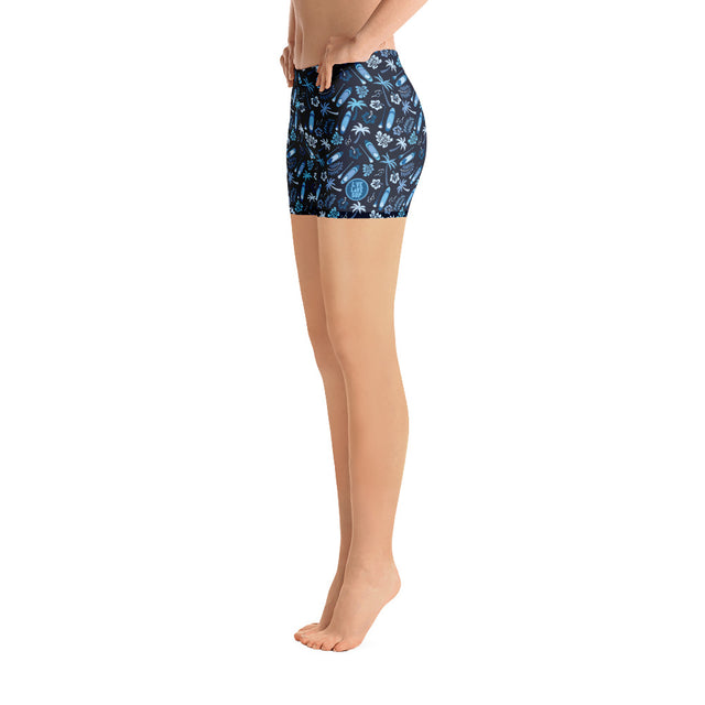 Women's SUP Board & Paddle Design Shorts – Vibrant Activewear for Paddleboard Enthusiasts