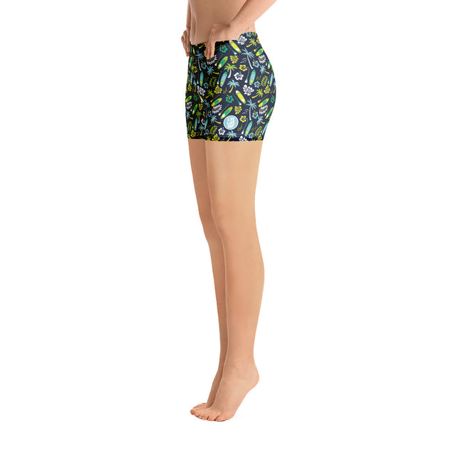 Women's SUP Board & Paddle Design Shorts – Vibrant Activewear for Paddleboard Enthusiasts()
