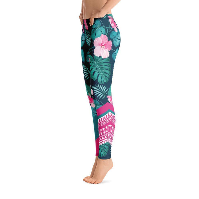 Green Palm SUP - Paddle - Surf Leggings - SUP Apparel - LIVE LOVE SUP