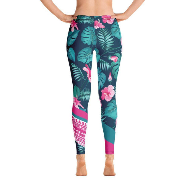 Green Palm SUP - Paddle - Surf Leggings - SUP Apparel - LIVE LOVE SUP