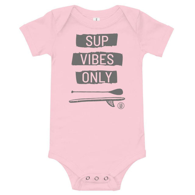 Stand Up Paddle Board Baby Onesie SUP Vibes Only- - SUP Apparel - LIVE LOVE SUP