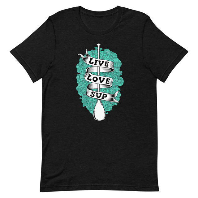 Live Love SUP Tattoo Short-Sleeve Unisex T-Shirt - SUP Apparel - LIVE LOVE SUP