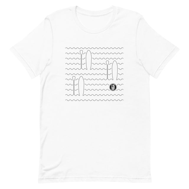 Stand Up Paddle SUP Waves T-shirt - SUP Apparel - LIVE LOVE SUP