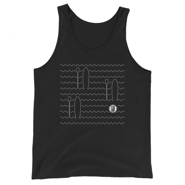 Stand Up Paddle SUP Waves Tank - SUP Apparel - LIVE LOVE SUP