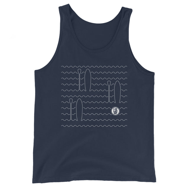 Stand Up Paddle SUP Waves Tank - SUP Apparel - LIVE LOVE SUP
