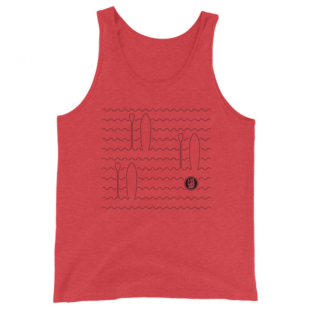 Stand Up Paddle SUP Waves Tank - SUP Apparel - LIVE LOVE SUP