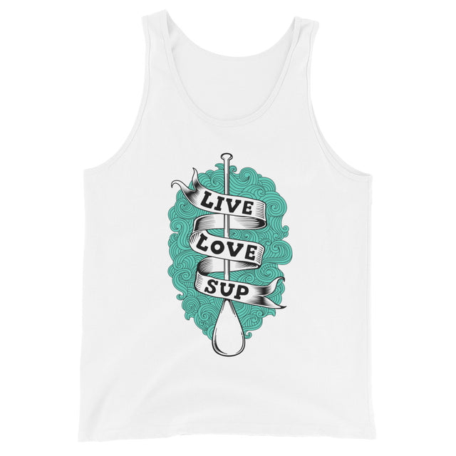 Live Love SUP Tattoo Unisex Tank Top- - SUP Apparel - LIVE LOVE SUP