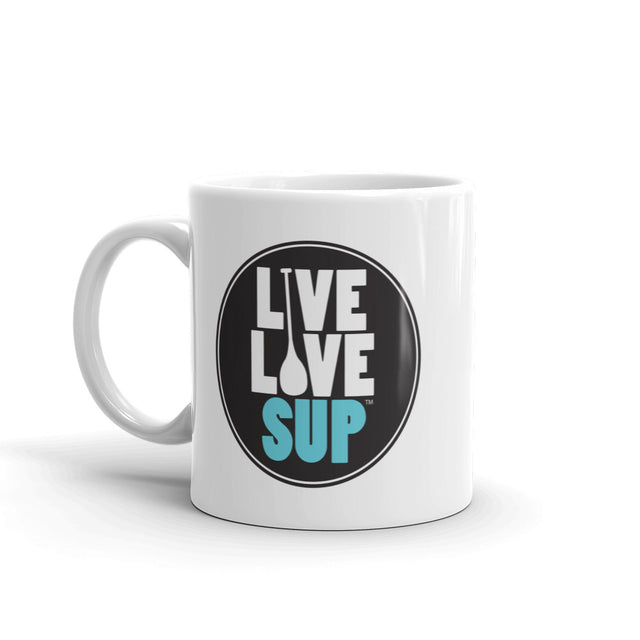 Live Love SUP Blue Logo Mug┊Best Paddle Board Mugs Shop┊Live Love SUP