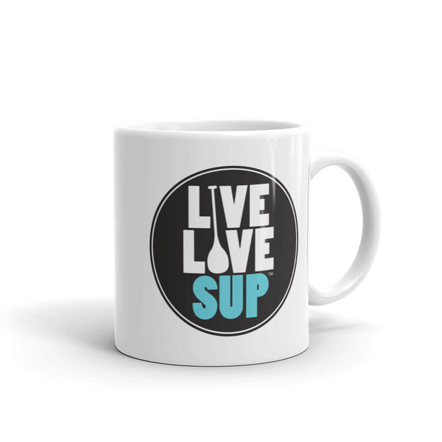 Live Love SUP Blue Logo Mug┊Best Paddle Board Mugs Shop┊Live Love SUP