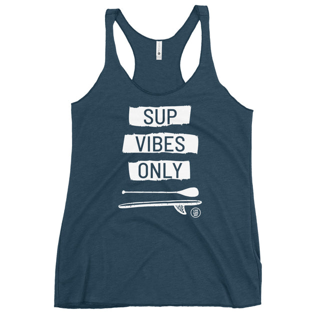 SUP Vibes Live Love SUP Women's Racerback Stand Up Paddle Tank - SUP Apparel - LIVE LOVE SUP