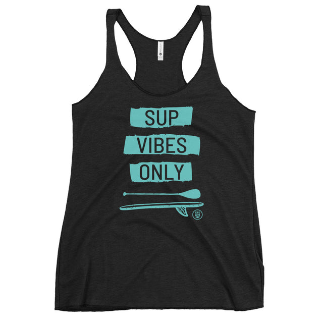 SUP Vibes Live Love SUP Women's Racerback Stand Up Paddle Tank - SUP Apparel - LIVE LOVE SUP