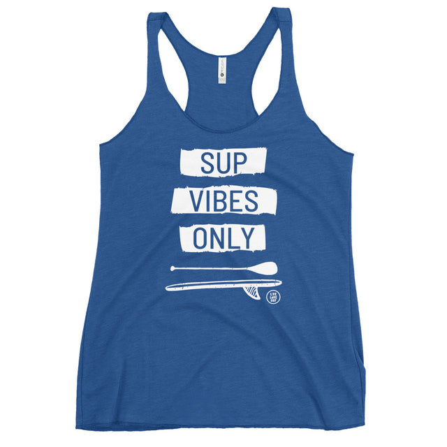 SUP Vibes Live Love SUP Women's Racerback Stand Up Paddle Tank - SUP Apparel - LIVE LOVE SUP