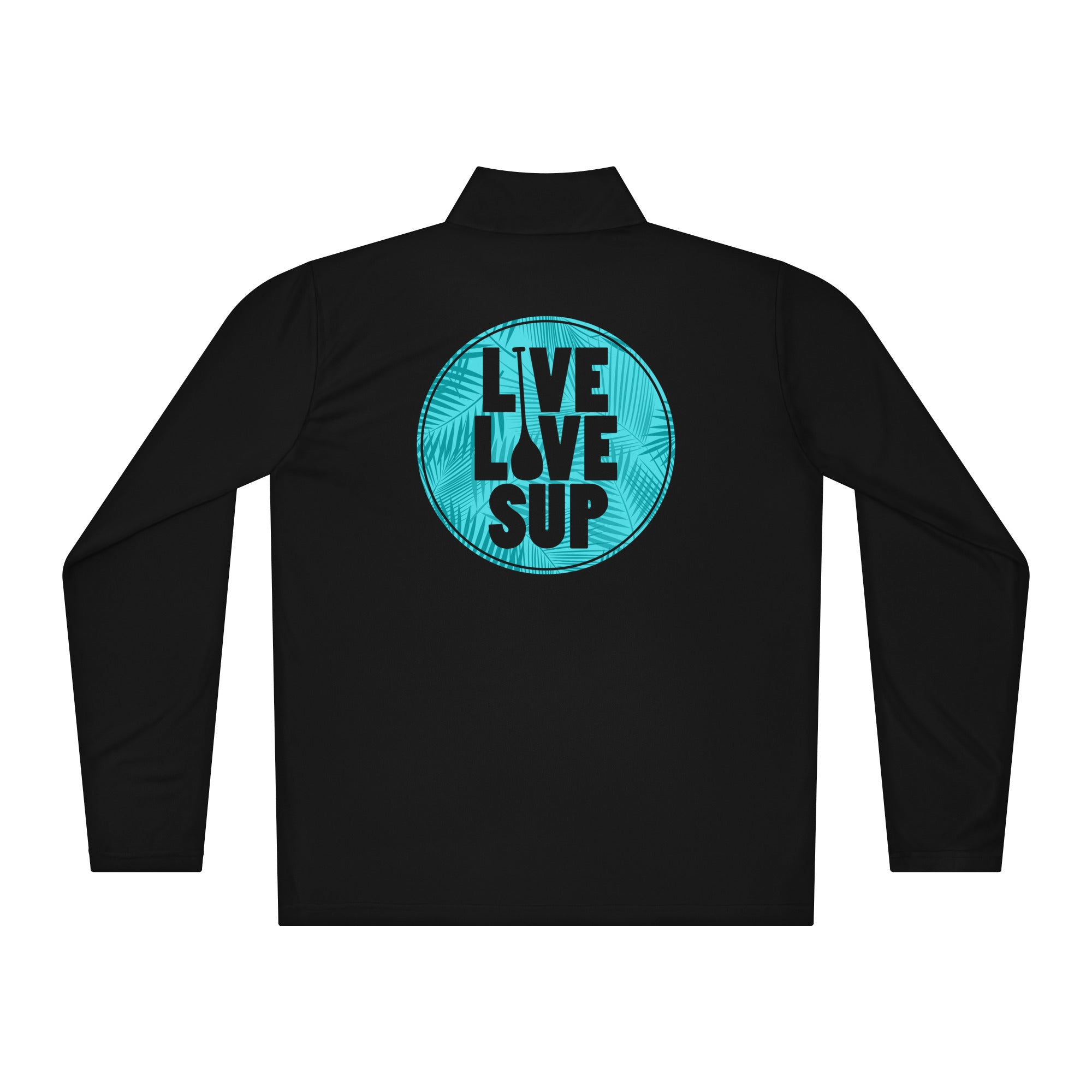 Unisex SUP Palm Quarter-Zip Pullover – Lightweight & Dry – LIVE