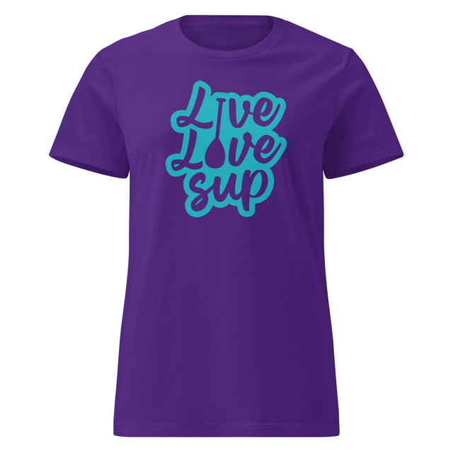 🎁 Women's Live Love SUP Logo Classic T-Shirt – Lightweight & Semi-Fitted (100% off)