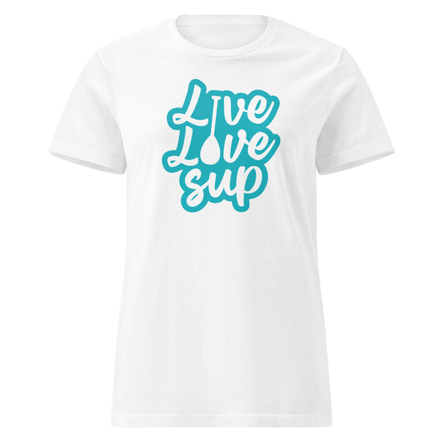 🎁 Women's Live Love SUP Logo Classic T-Shirt – Lightweight & Semi-Fitted (100% off)