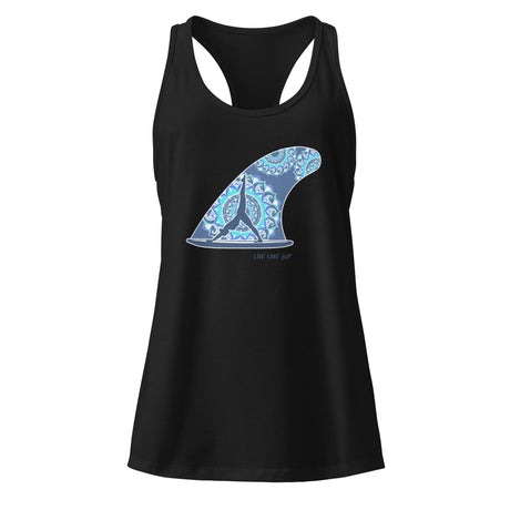 🎁 Women’s Fitted Racerback Tank – SUP Yoga Print (100% off)
