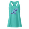 🎁 Women’s Fitted Racerback Tank – SUP Yoga Print (100% off)