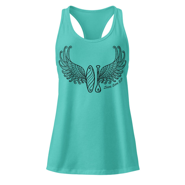 🎁 Women’s SUP Wings Fitted Racerback Tank Top – LIVE LOVE SUP (100% off)