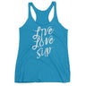 Women's SUP Handwritten Paddle Logo Triblend Tank - SUP Apparel - LIVE LOVE SUP